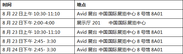 本次Avid參展BIRTV2012，基于資產(chǎn)的工作流程